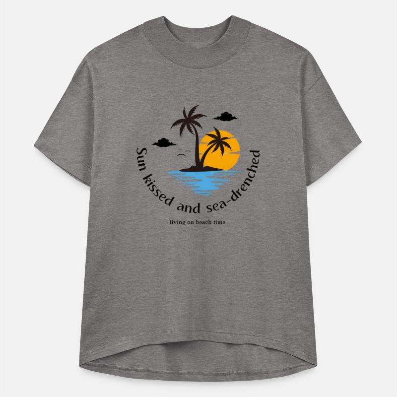 Sun kissed and sea drenched living on beach time