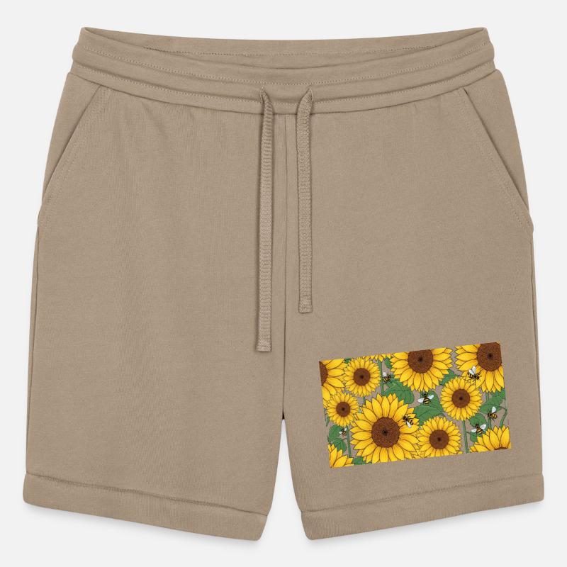 Sunflower Pattern with Bees