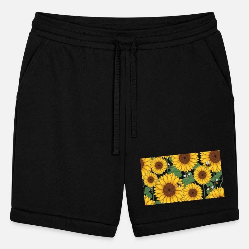 Sunflower Pattern with Bees