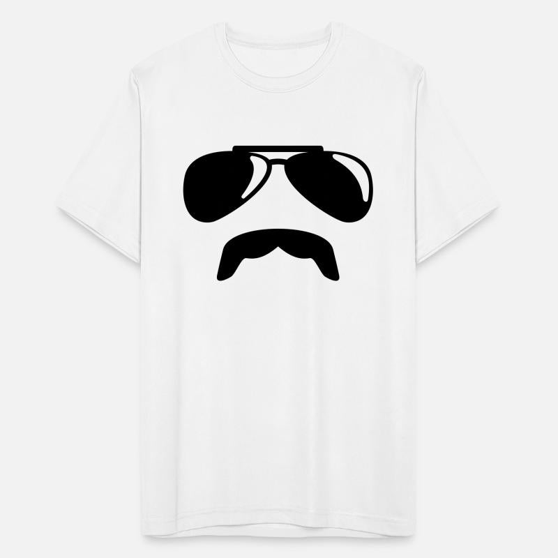 Sunglasses moustache