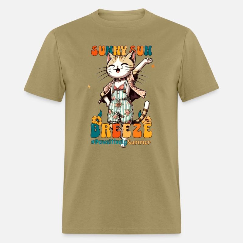 Sunny Cat Summer Delight - Embrace the Relaxing