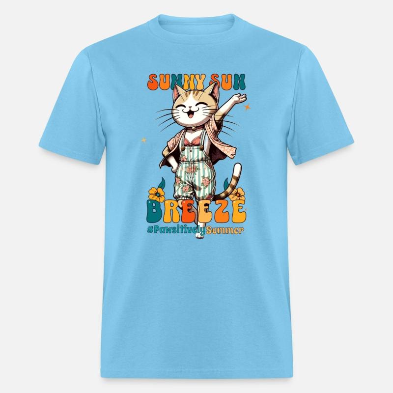 Sunny Cat Summer Delight - Embrace the Relaxing