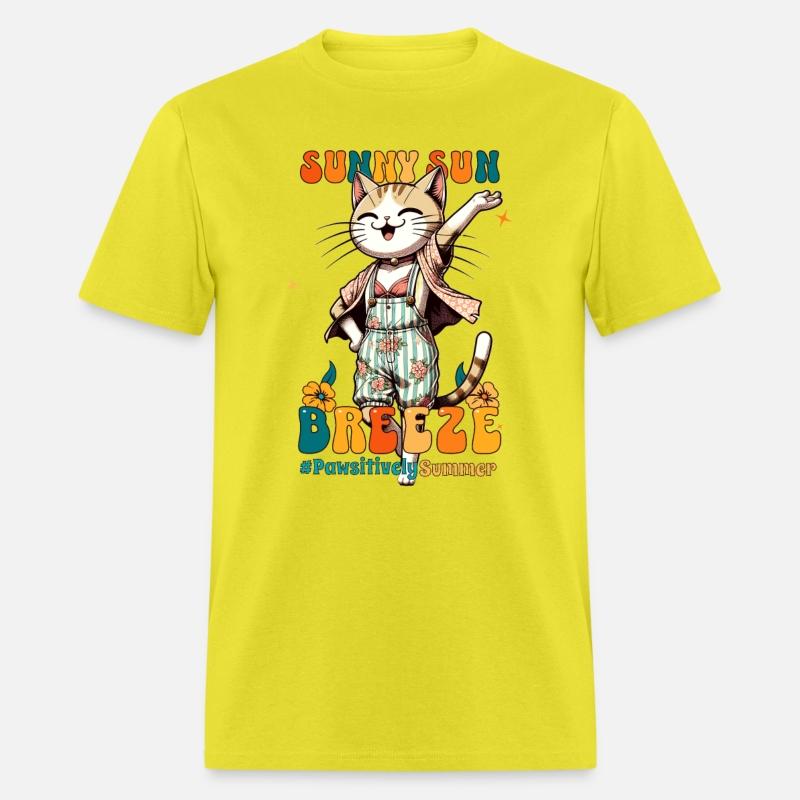 Sunny Cat Summer Delight - Embrace the Relaxing