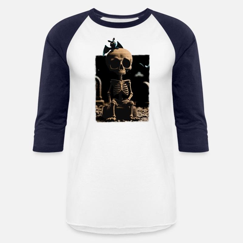 Surreal Gothic Skeleton with Bat