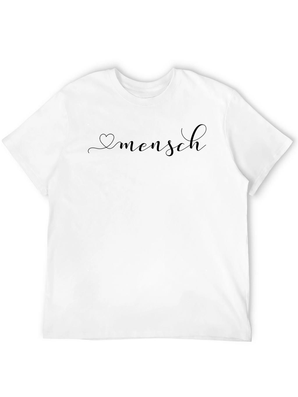 Heart Mensch Black T-Shirt