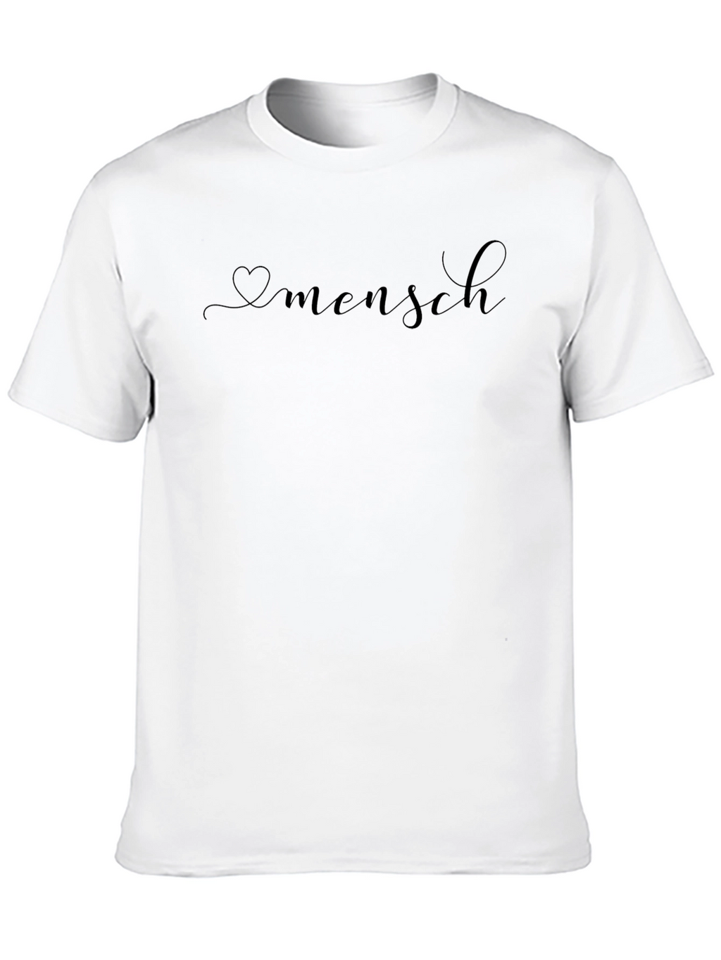 Heart Mensch Black T-Shirt
