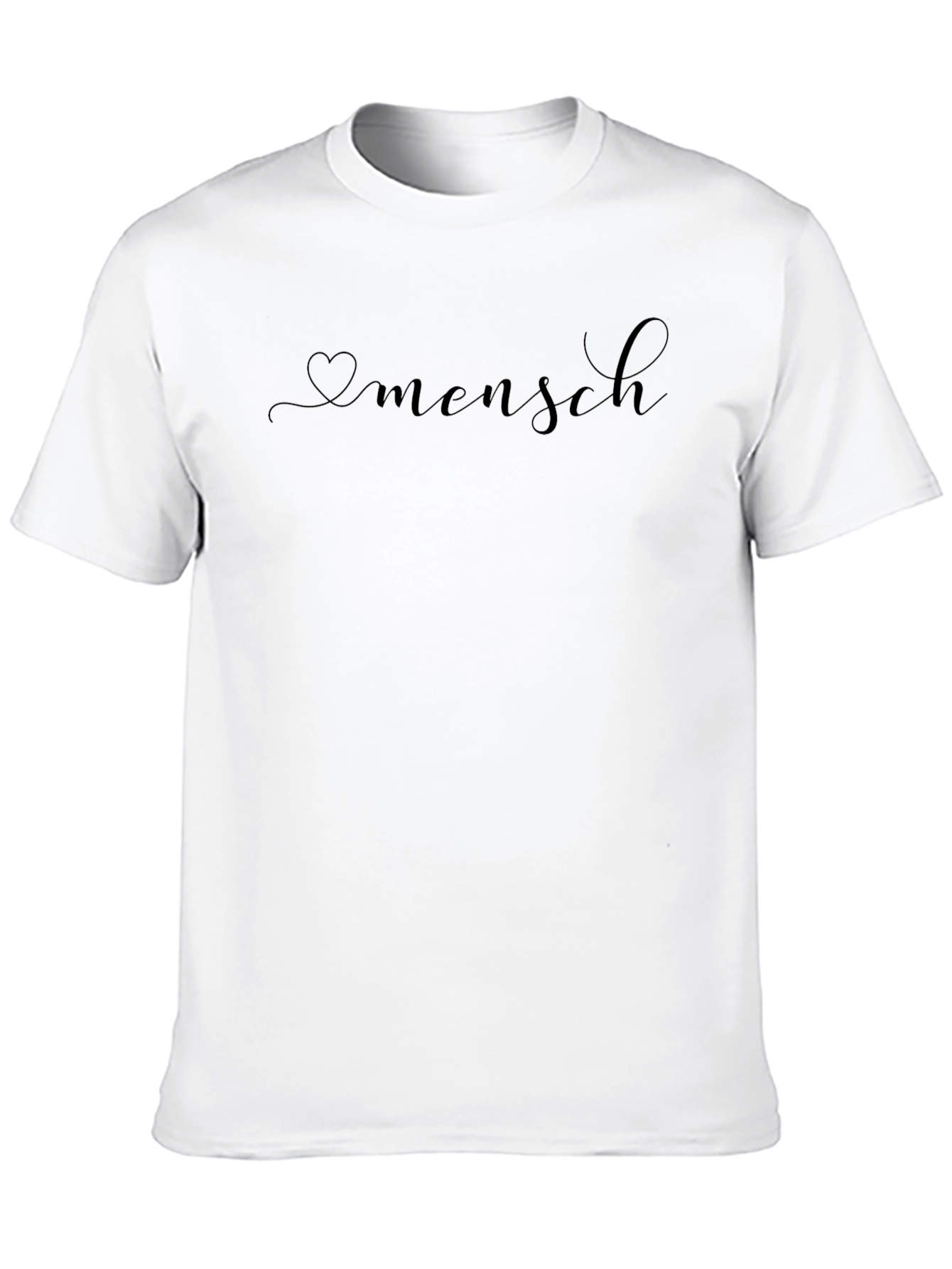 Heart Mensch Black T-Shirt