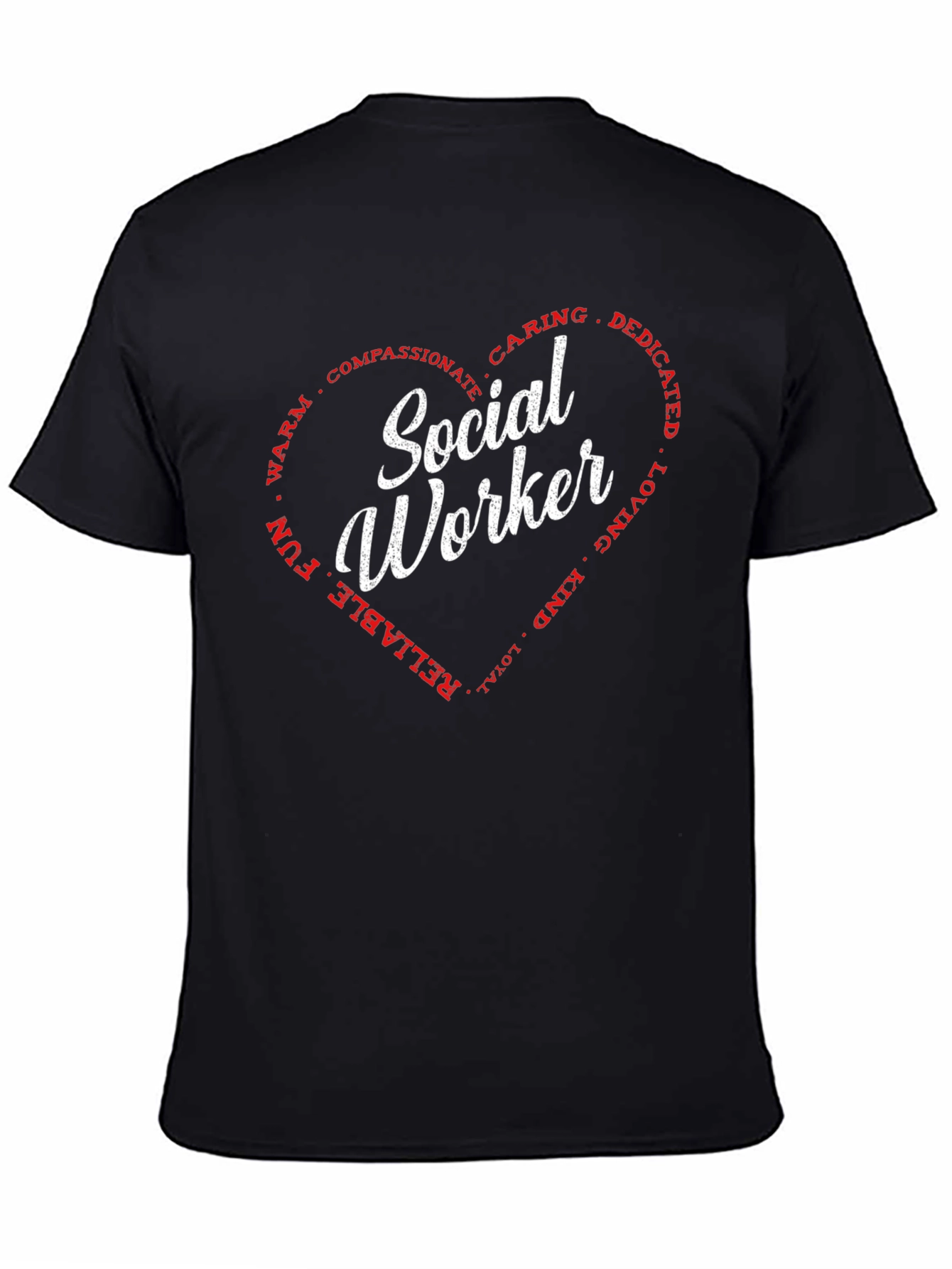 Social Worker Heart Graphic Tee