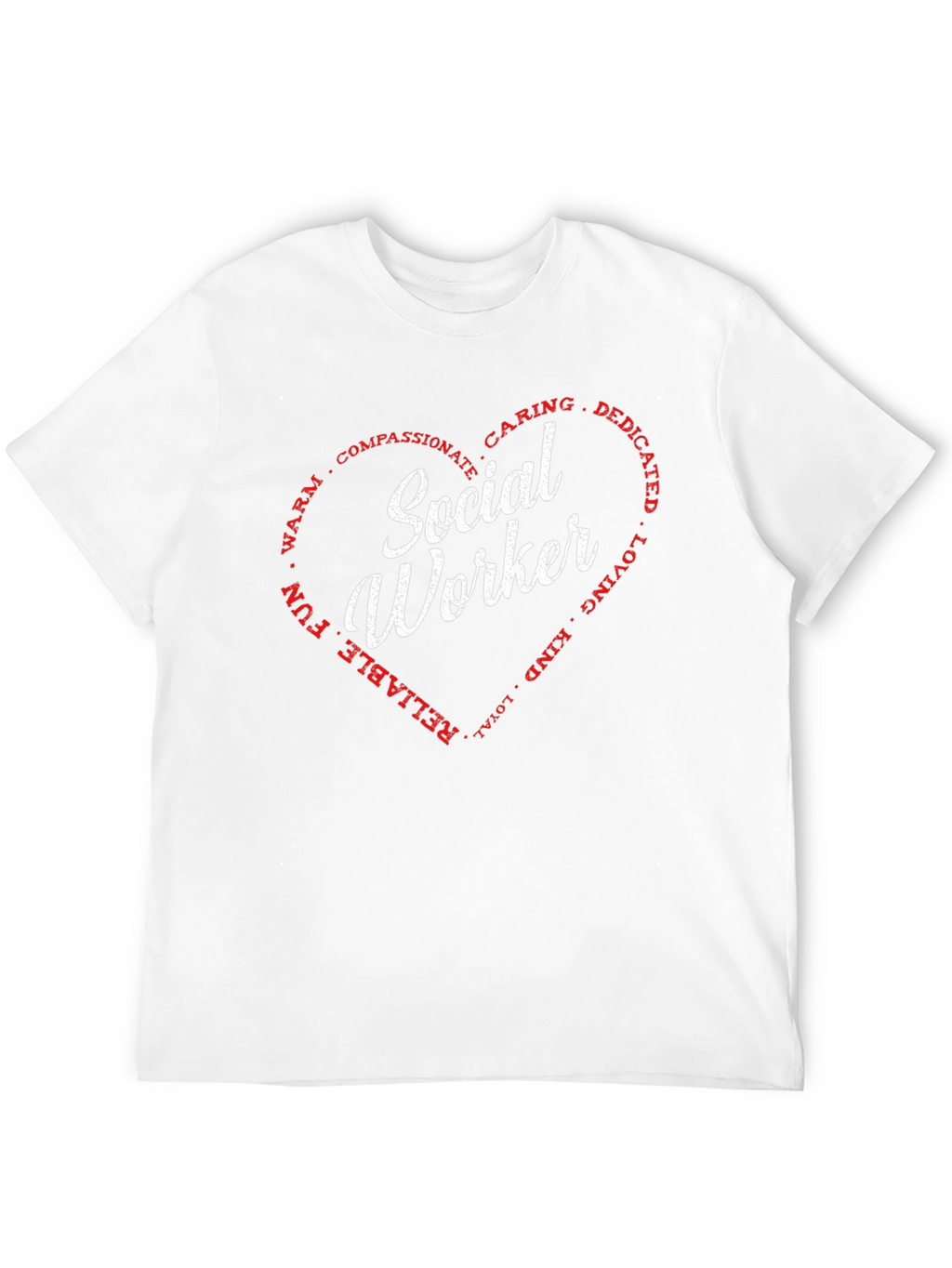 Social Worker Heart Graphic Tee
