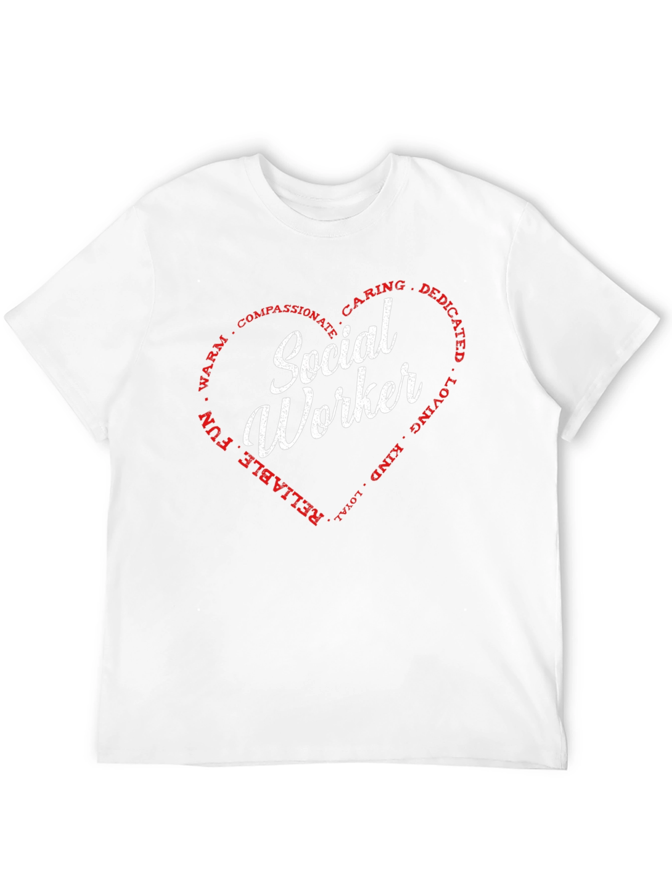 Social Worker Heart Graphic Tee
