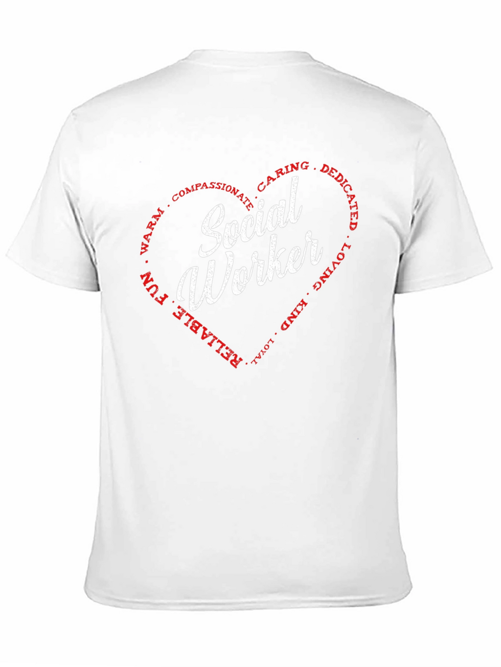 Social Worker Heart Graphic Tee