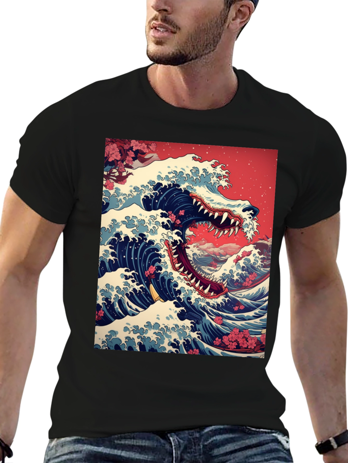 Great Wave Dragon Tee