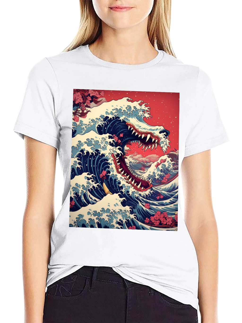 Great Wave Dragon Tee