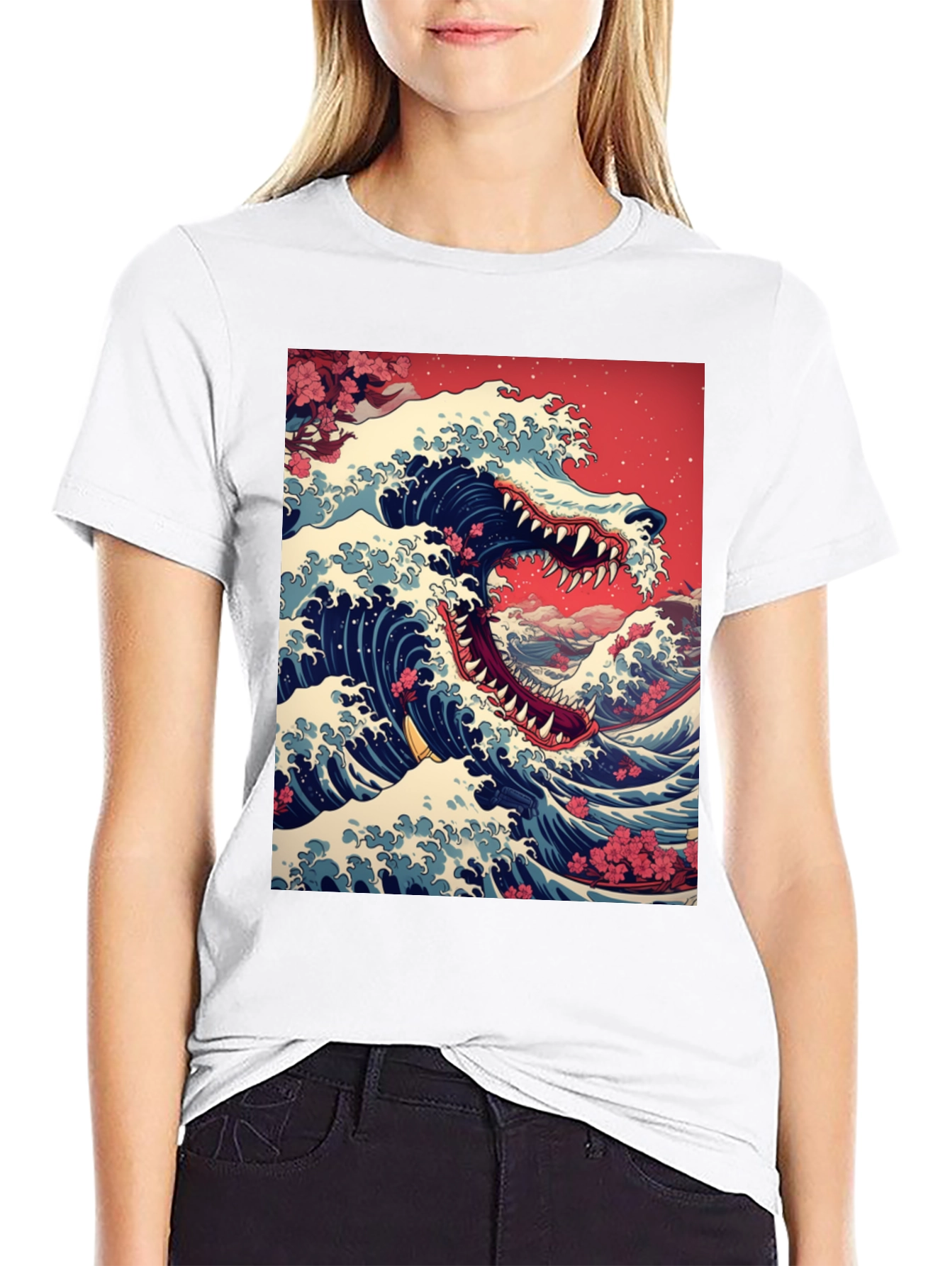 Great Wave Dragon Tee