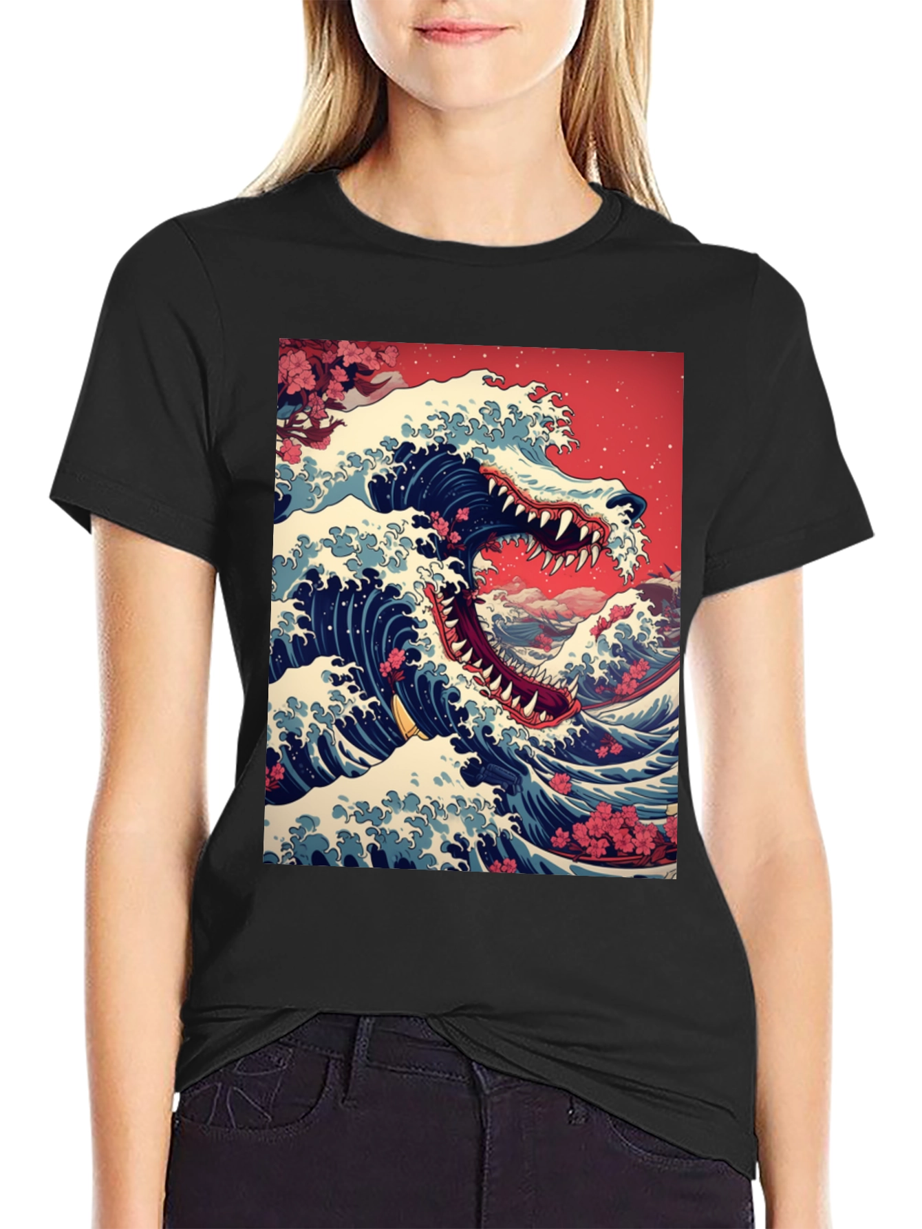 Great Wave Dragon Tee