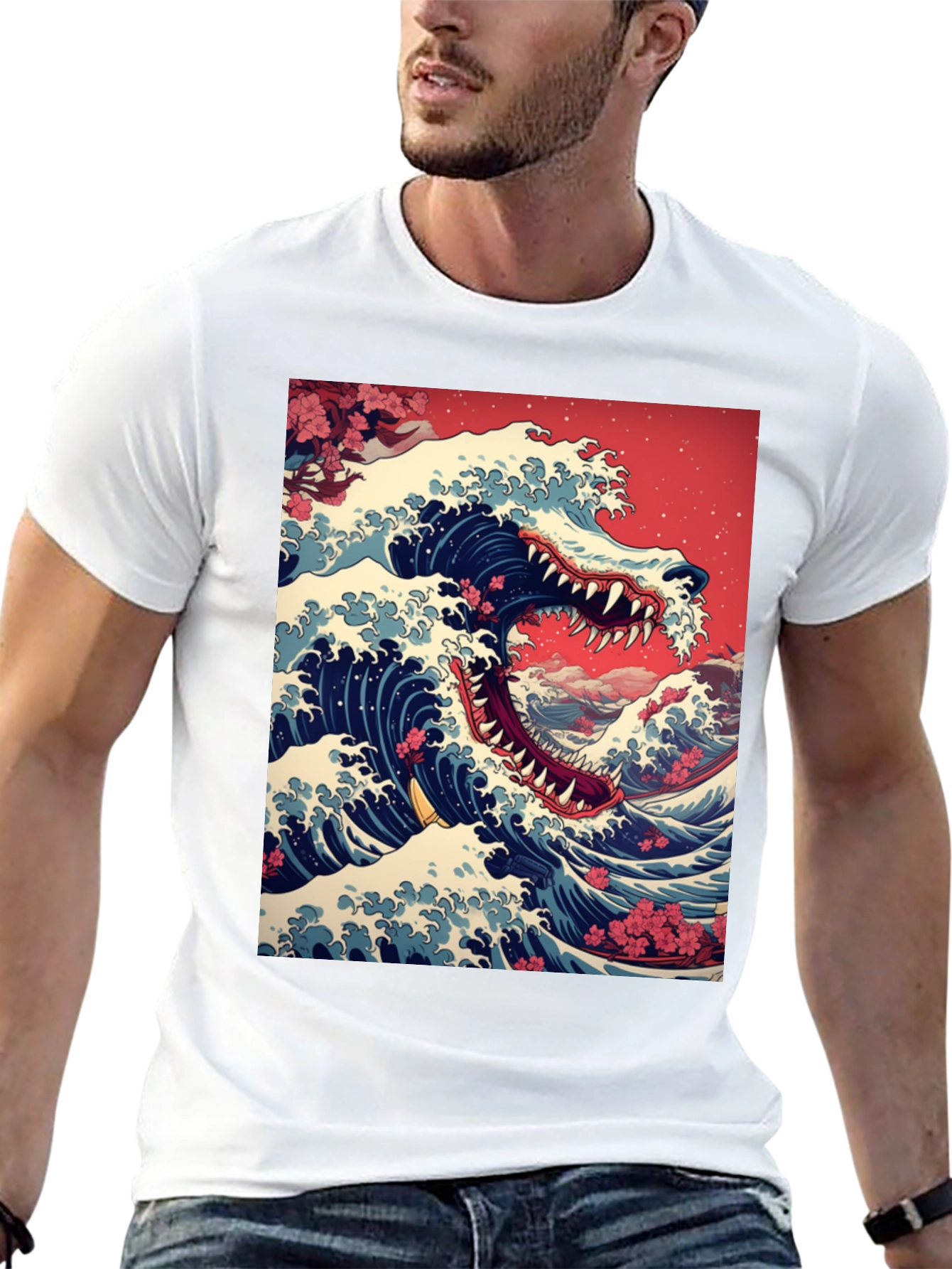 Great Wave Dragon Tee