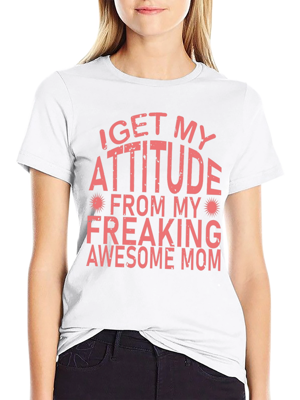 Attitude from Mom Graphic Tee