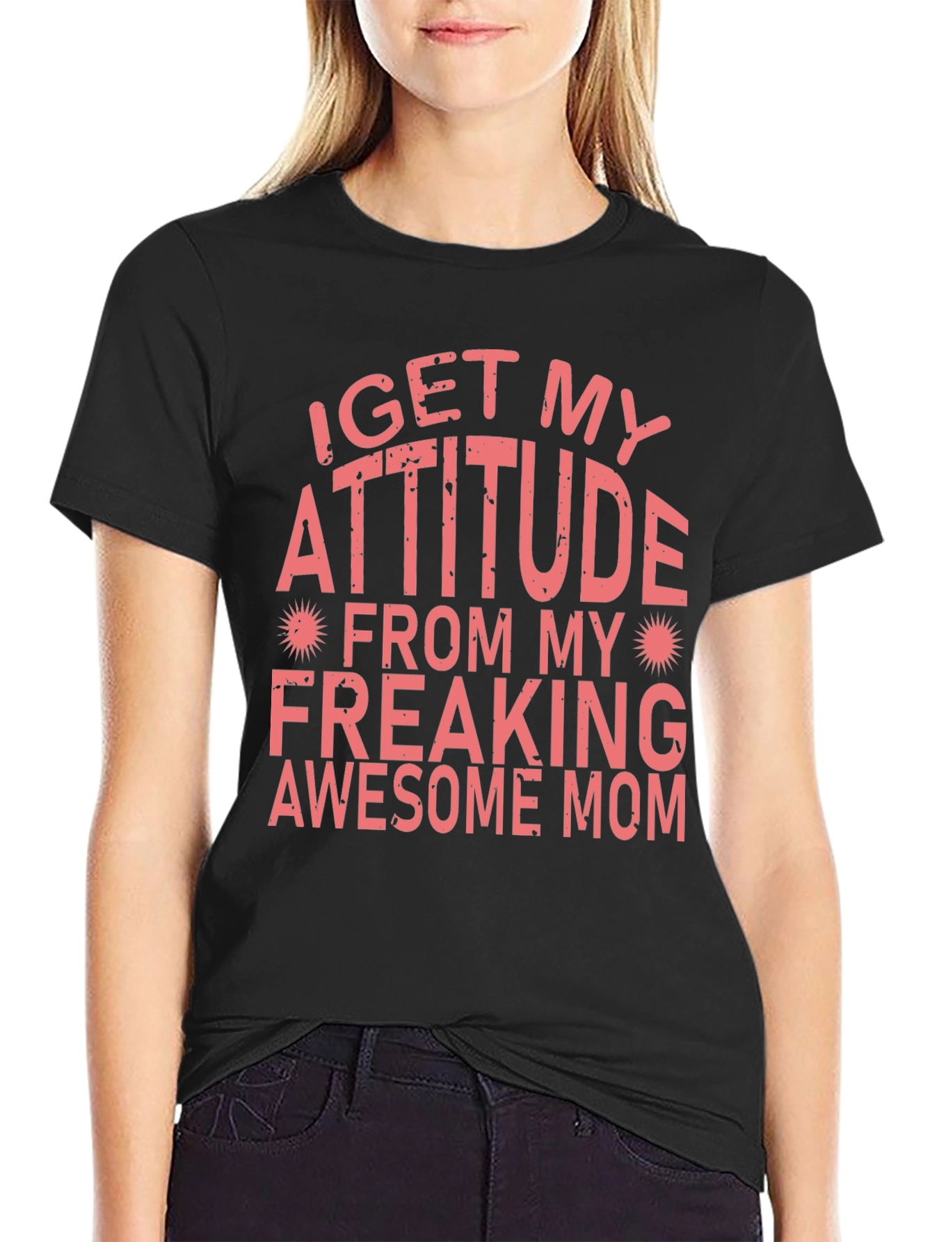 Attitude from Mom Graphic Tee