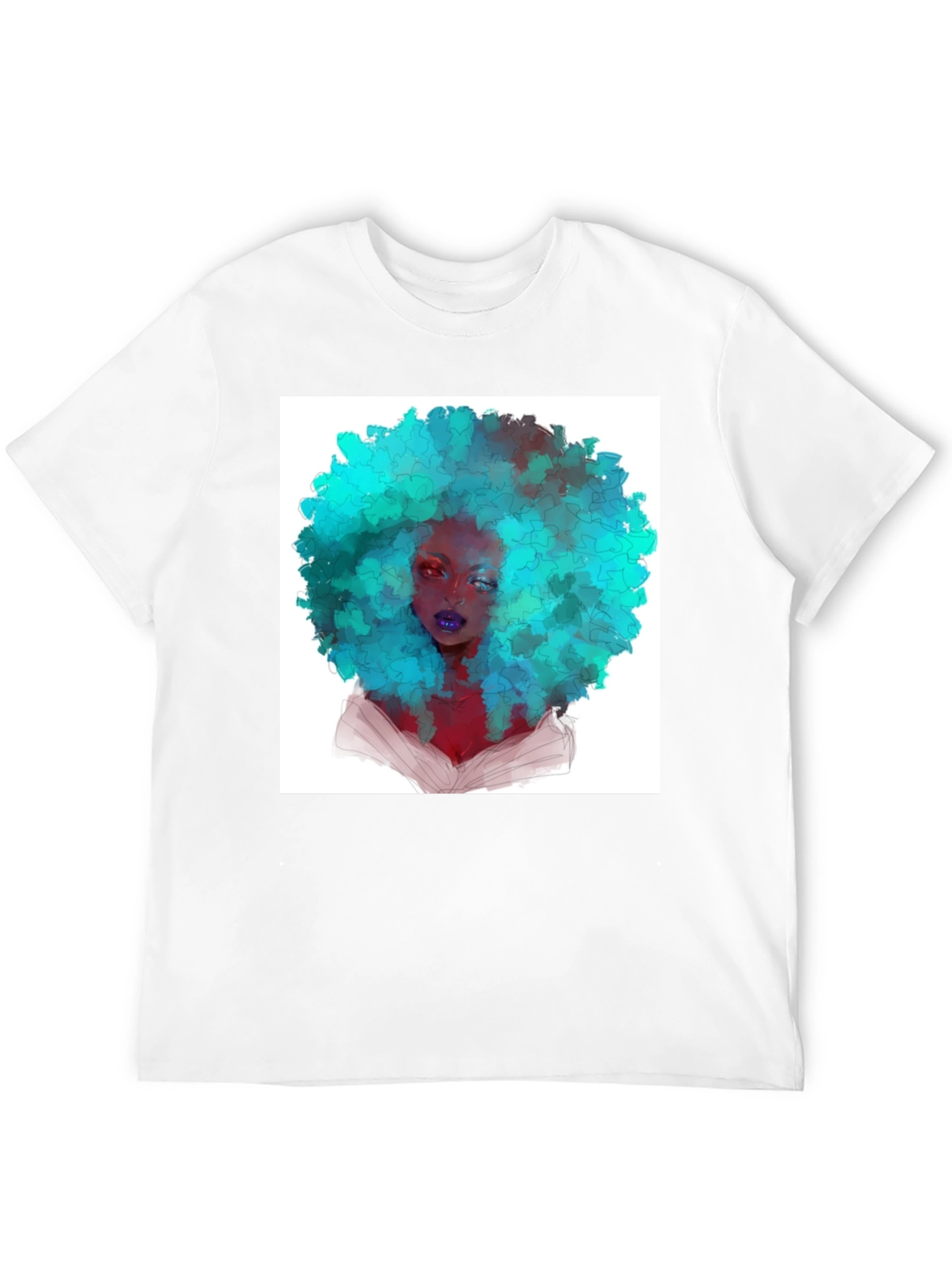 Afro Art Black T-Shirt