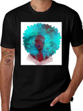 Afro Art Black T-Shirt