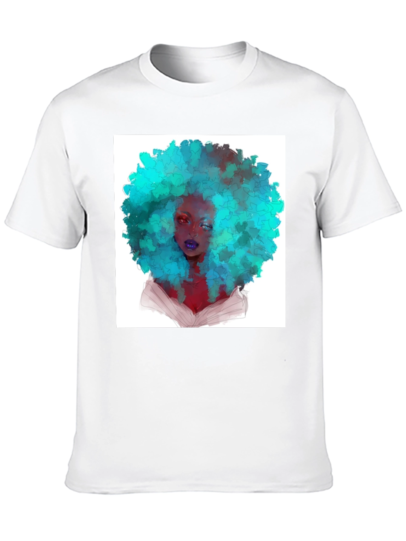 Afro Art Black T-Shirt