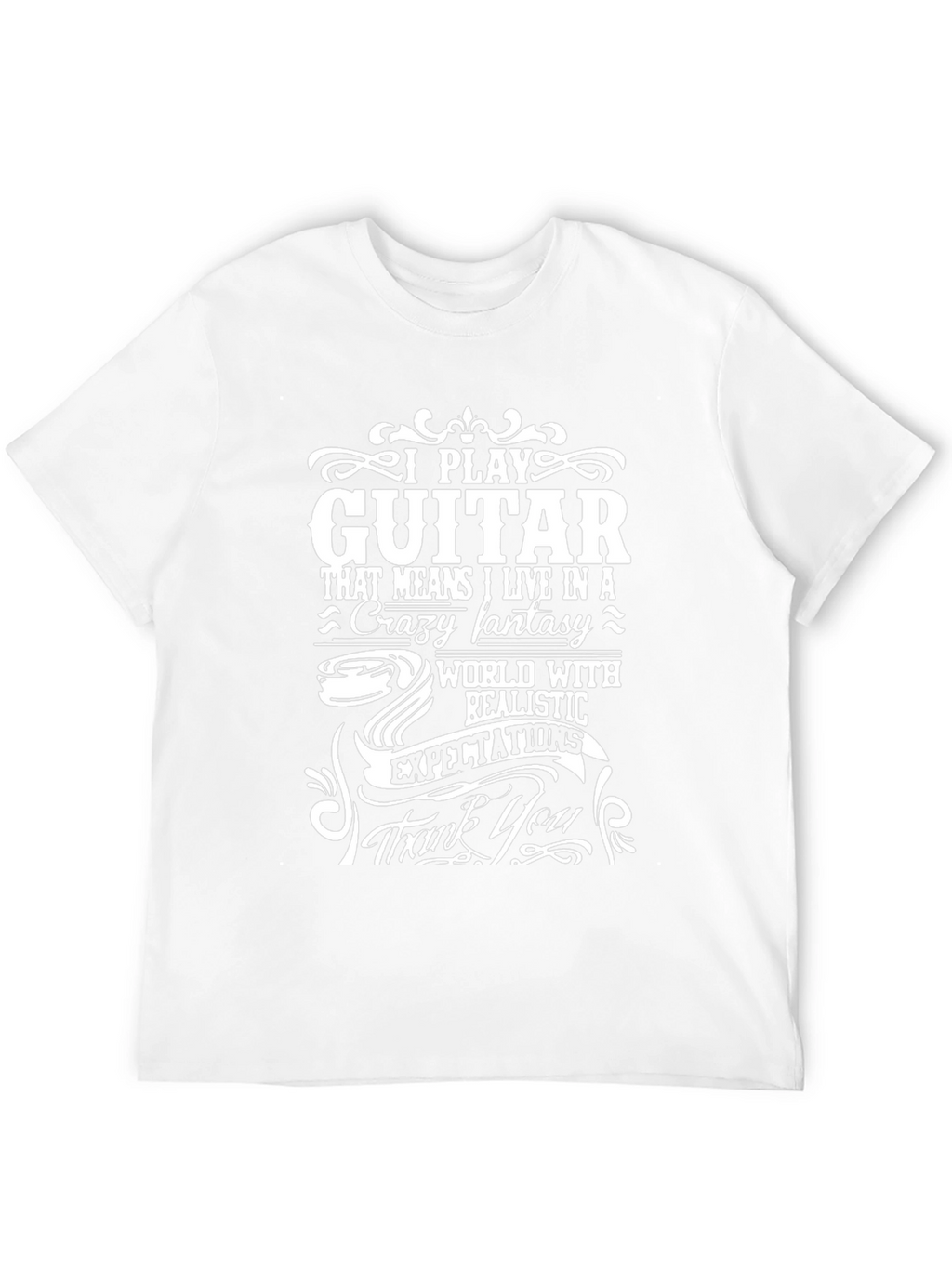 I Play Guitar Funny Graphic T-Shirt