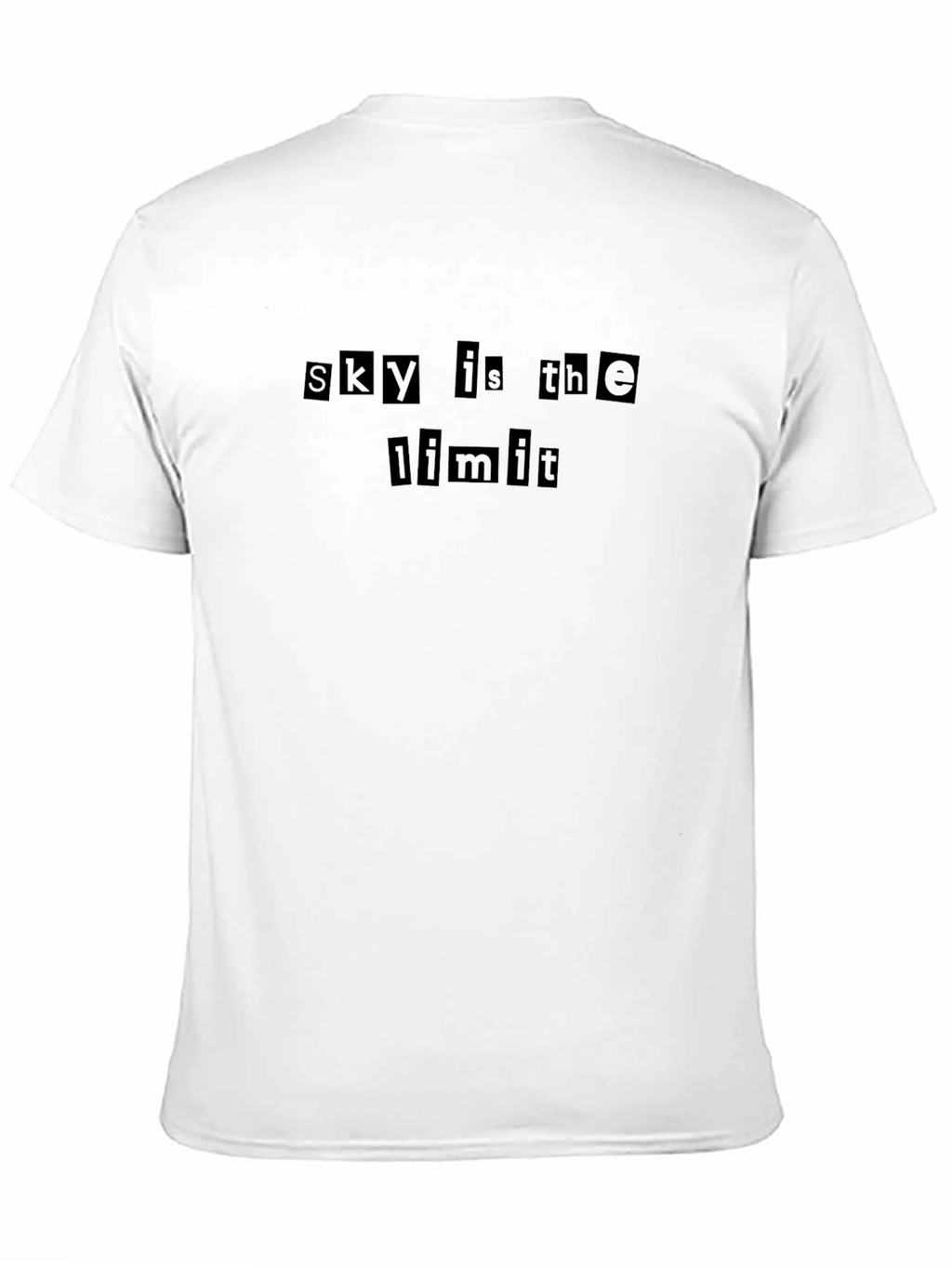 Sky is the Limit Black Graphic Tee