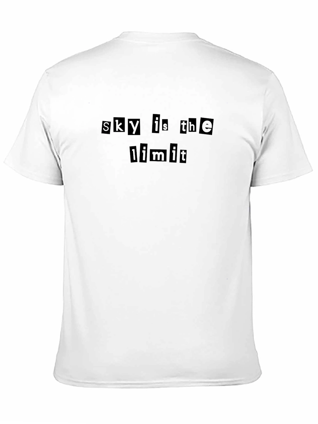 Sky is the Limit Black Graphic Tee