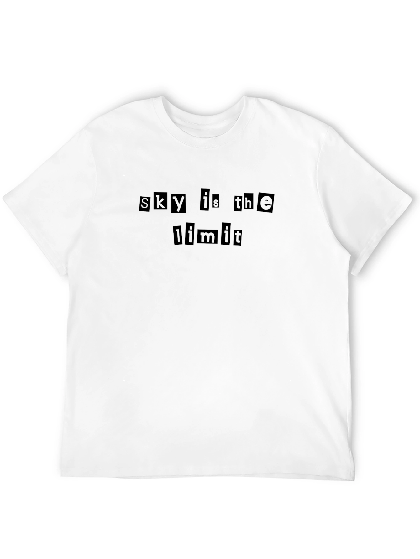 Sky is the Limit Black Graphic Tee