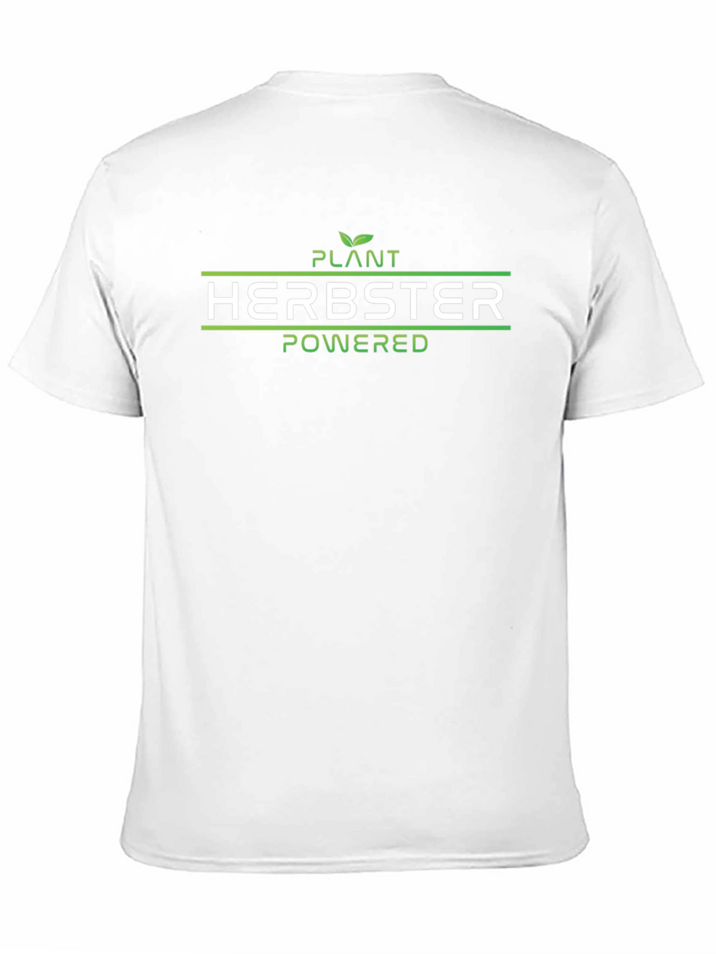 Plant Herbster Powered Black T-Shirt