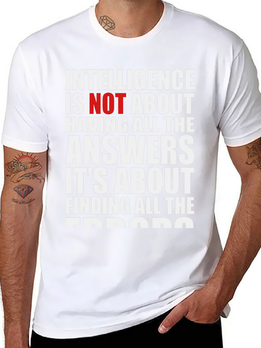 Intelligence About Finding Errors T-Shirt