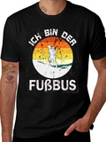 Ich Bin Der Fussbus Hiking T-Shirt - Black