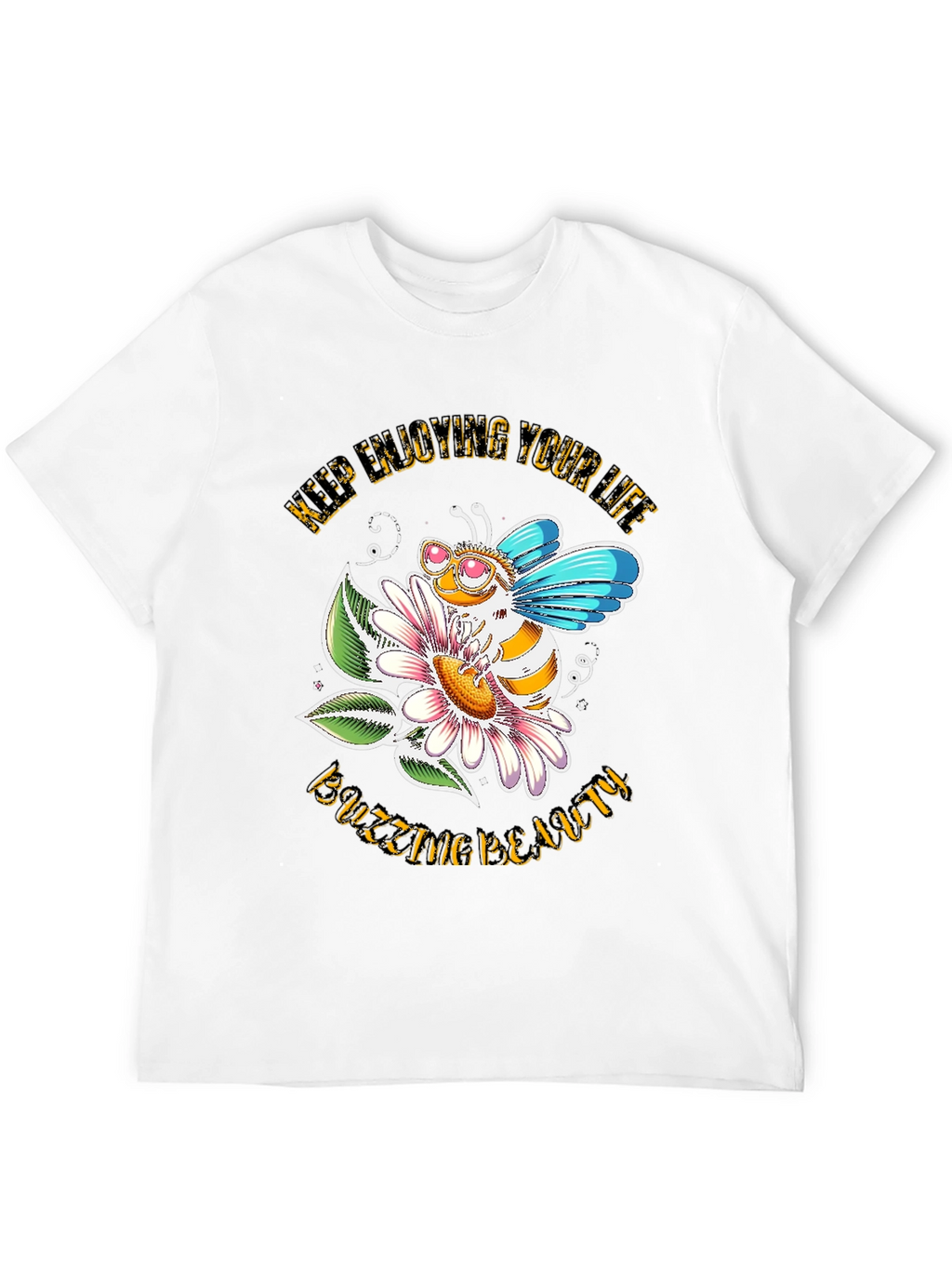 Buzzing Beauty Bee Graphic Tee