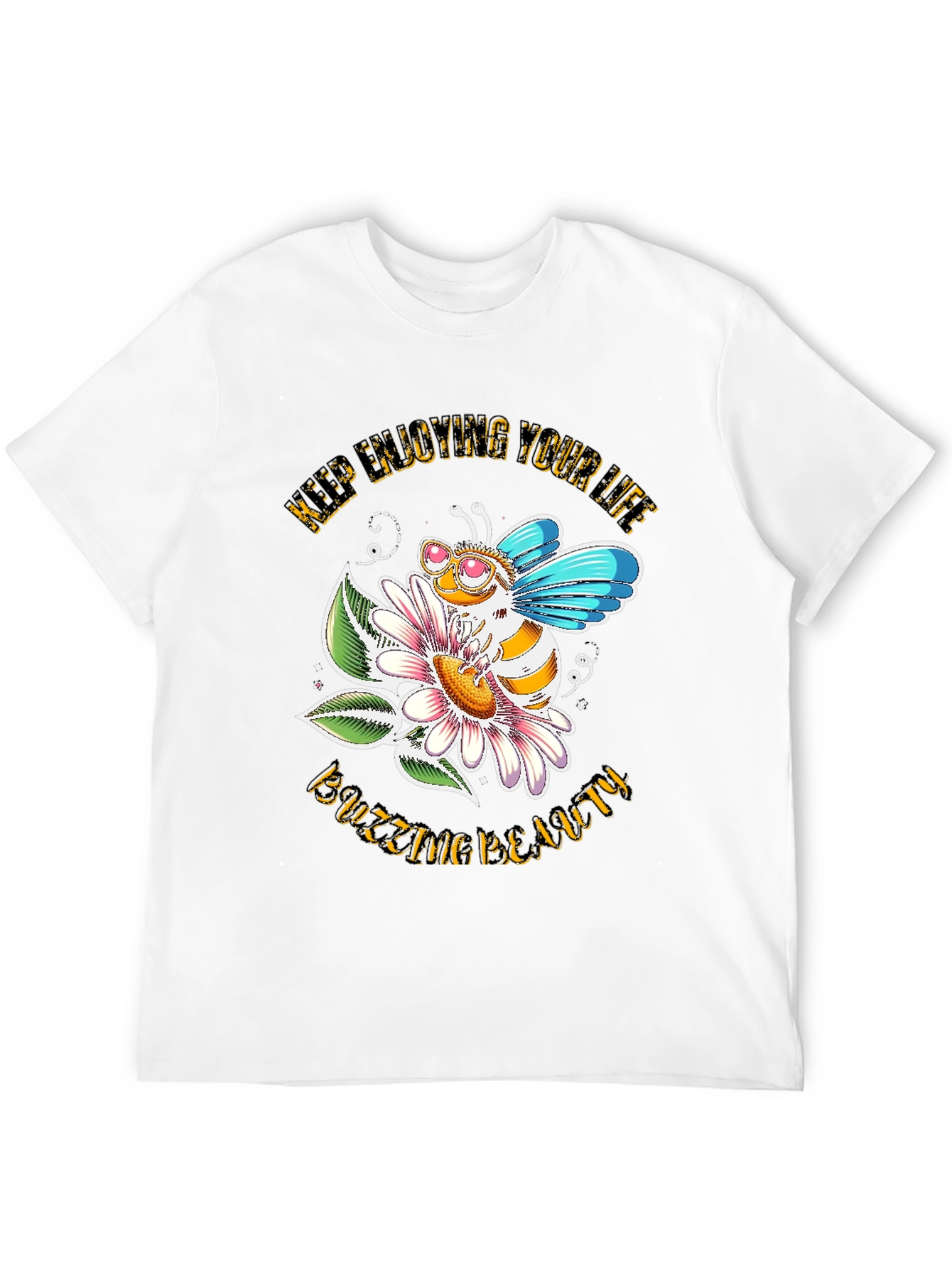 Buzzing Beauty Bee Graphic Tee