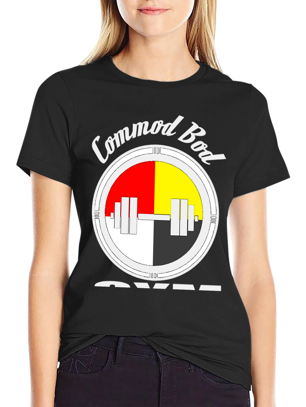 Commod Bod Gym Black T-Shirt