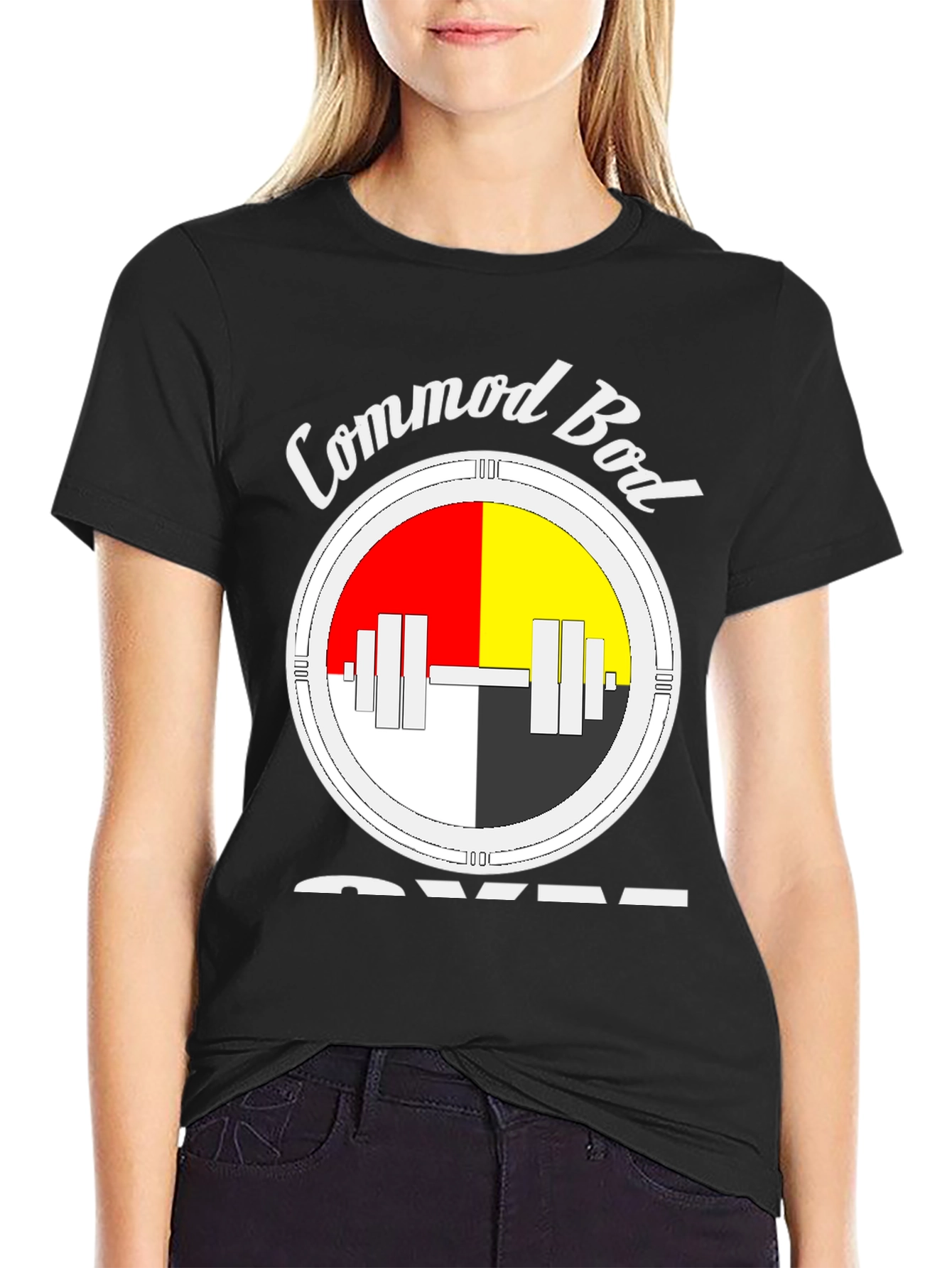 Commod Bod Gym Black T-Shirt