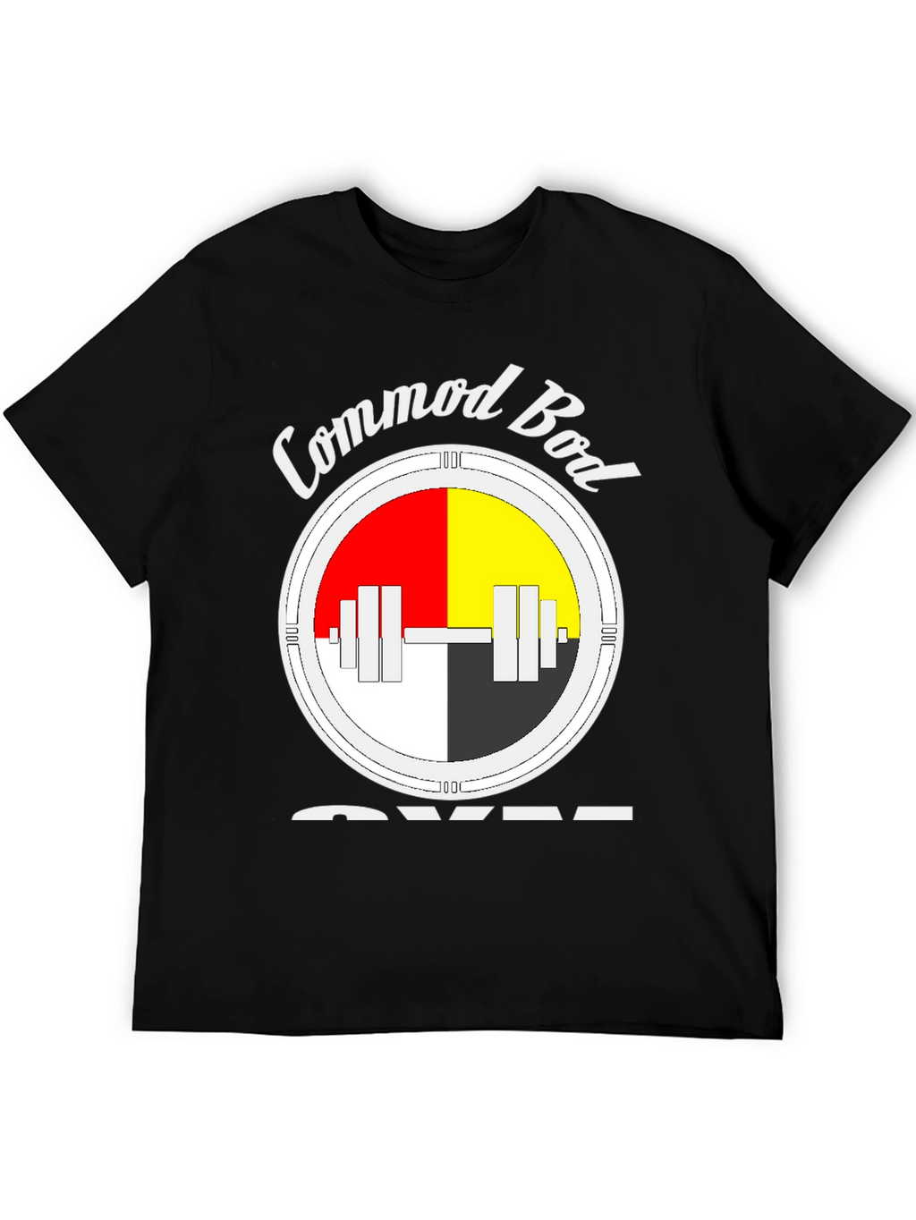 Commod Bod Gym Black T-Shirt