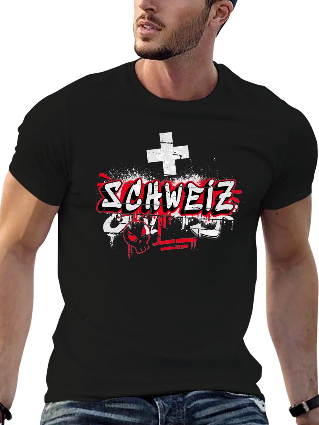 Schweiz Graphic Tee - Swiss Pride T-Shirt