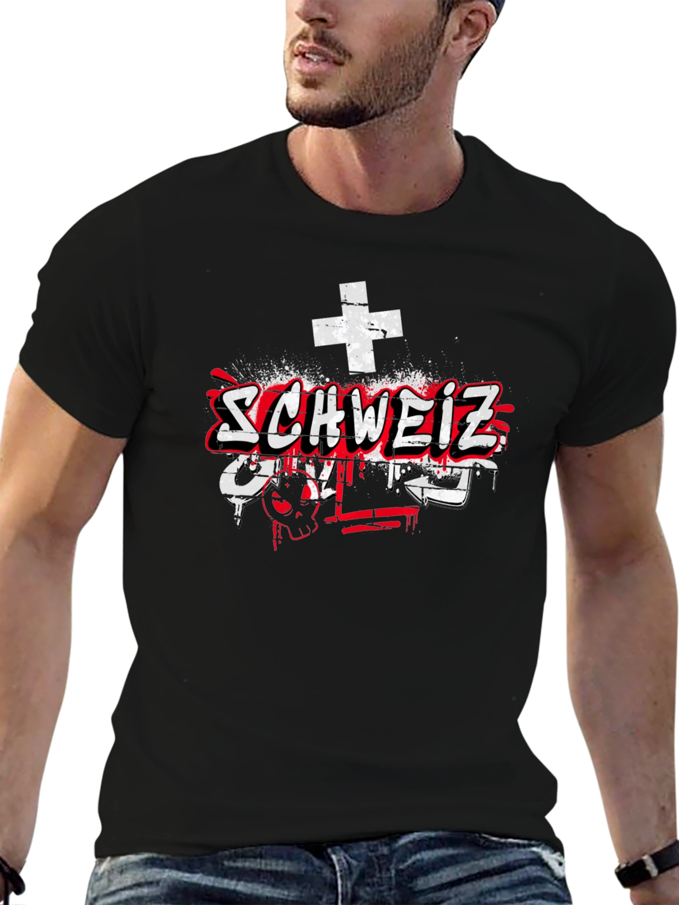 Schweiz Graphic Tee - Swiss Pride T-Shirt