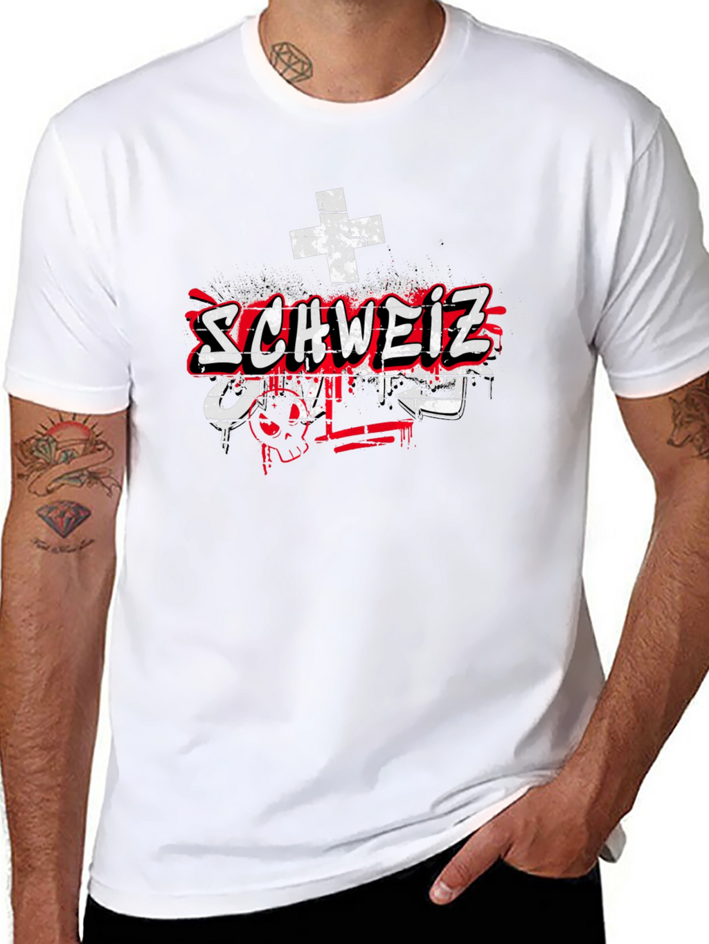 Schweiz Graphic Tee - Swiss Pride T-Shirt