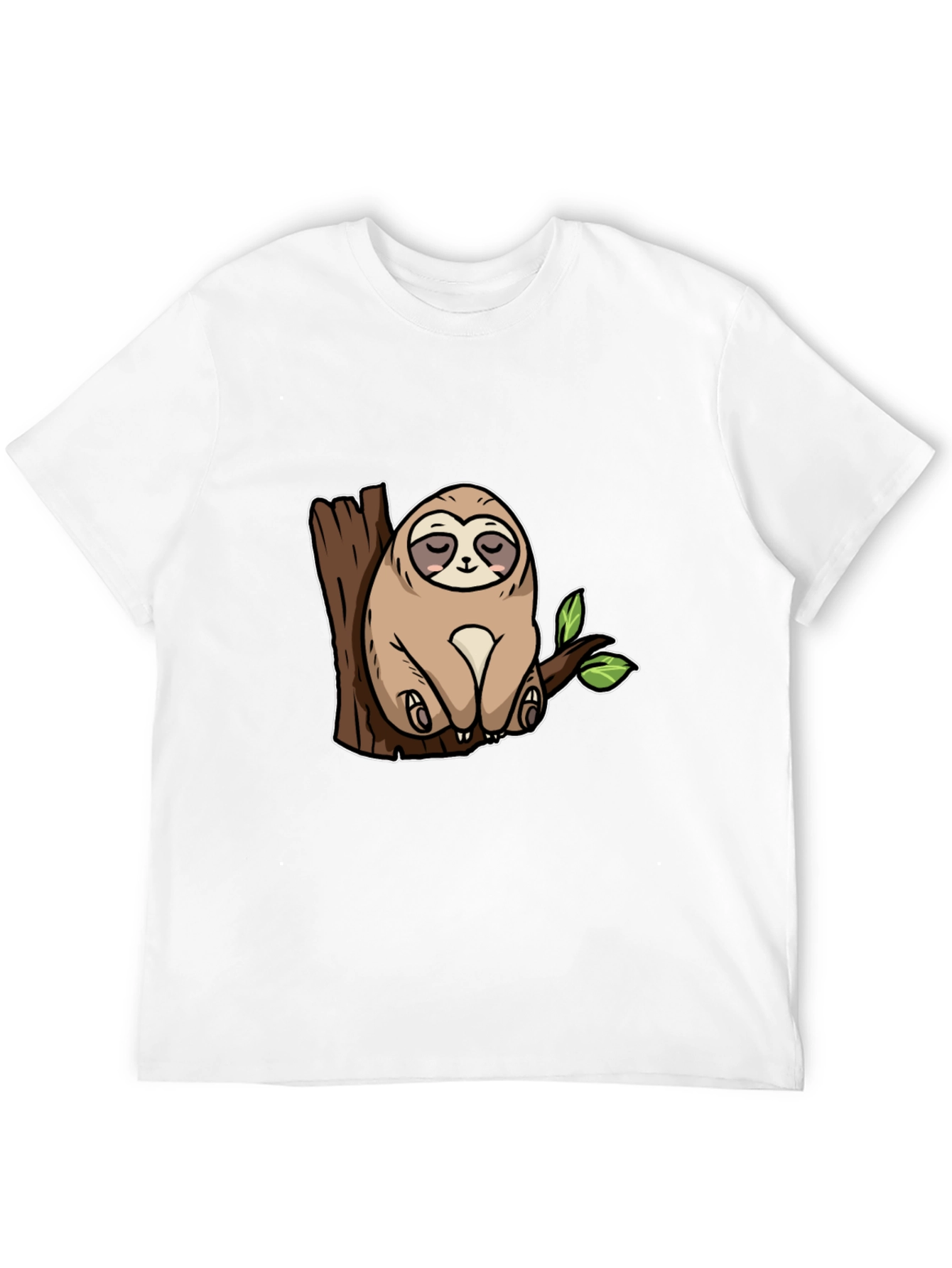 Sloth on Tree T-Shirt - Cute Animal Tee