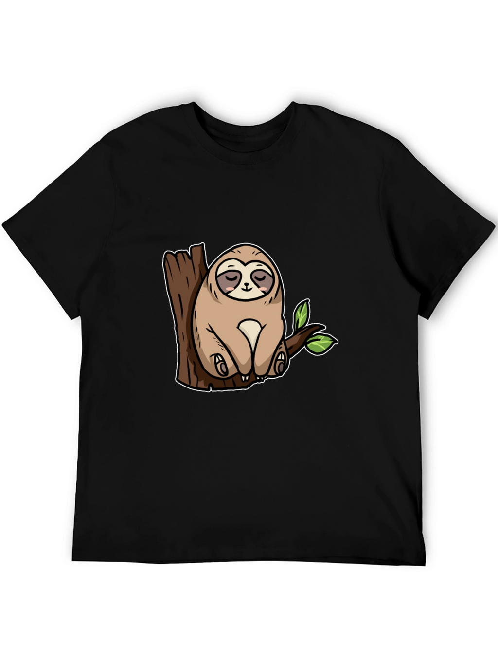 Sloth on Tree T-Shirt - Cute Animal Tee