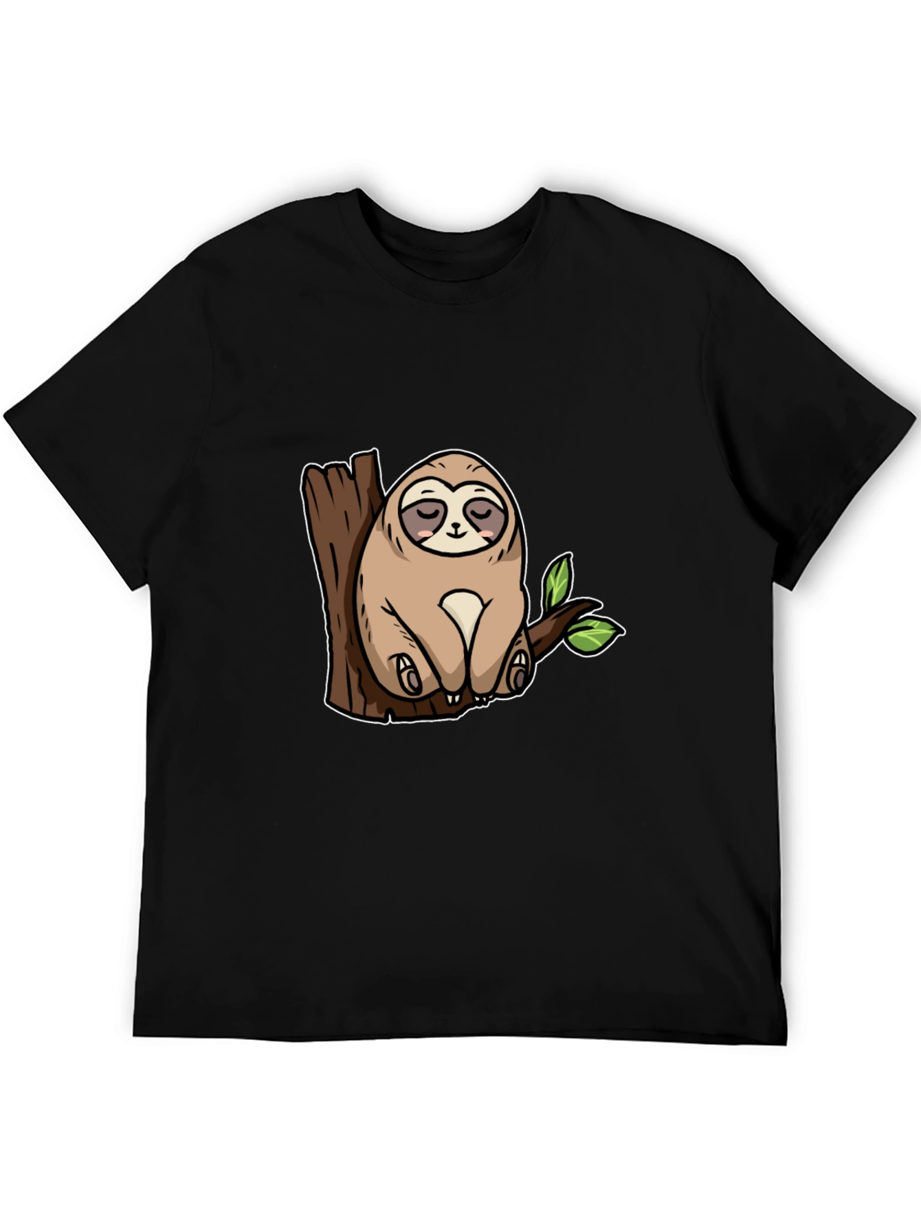 Sloth on Tree T-Shirt - Cute Animal Tee