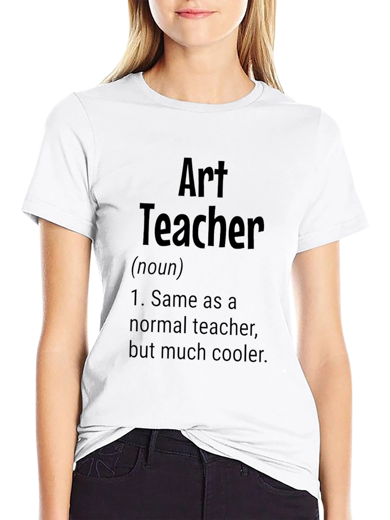 Art Teacher Definition Black T-Shirt - Cool Gift Idea
