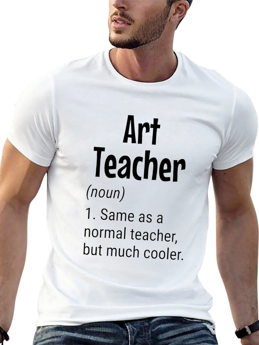 Art Teacher Definition Black T-Shirt - Cool Gift Idea