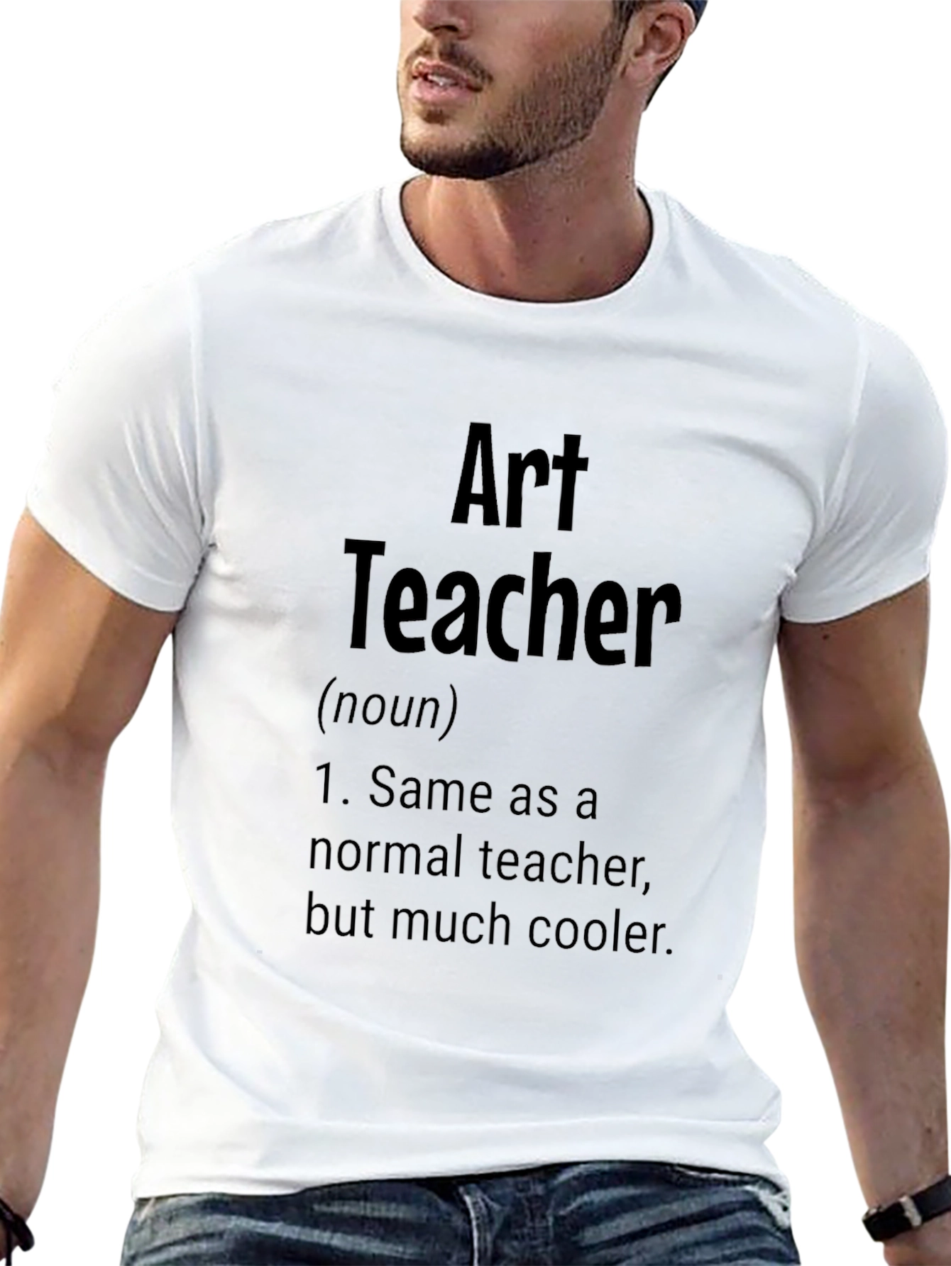 Art Teacher Definition Black T-Shirt - Cool Gift Idea