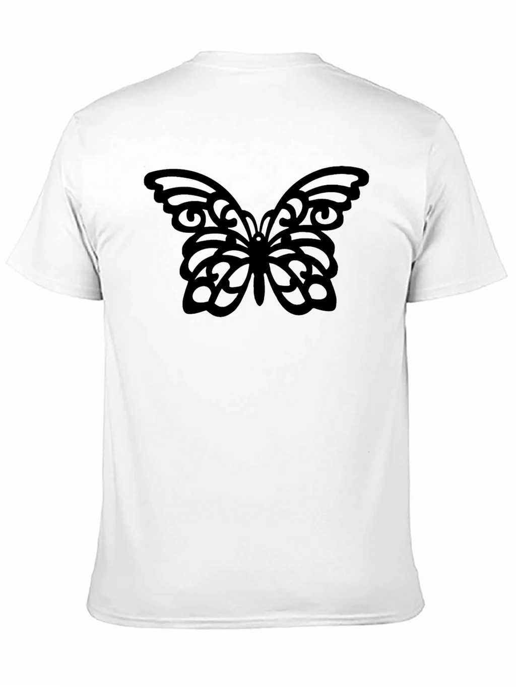 Black Butterfly Graphic Tee - Stylish Comfort