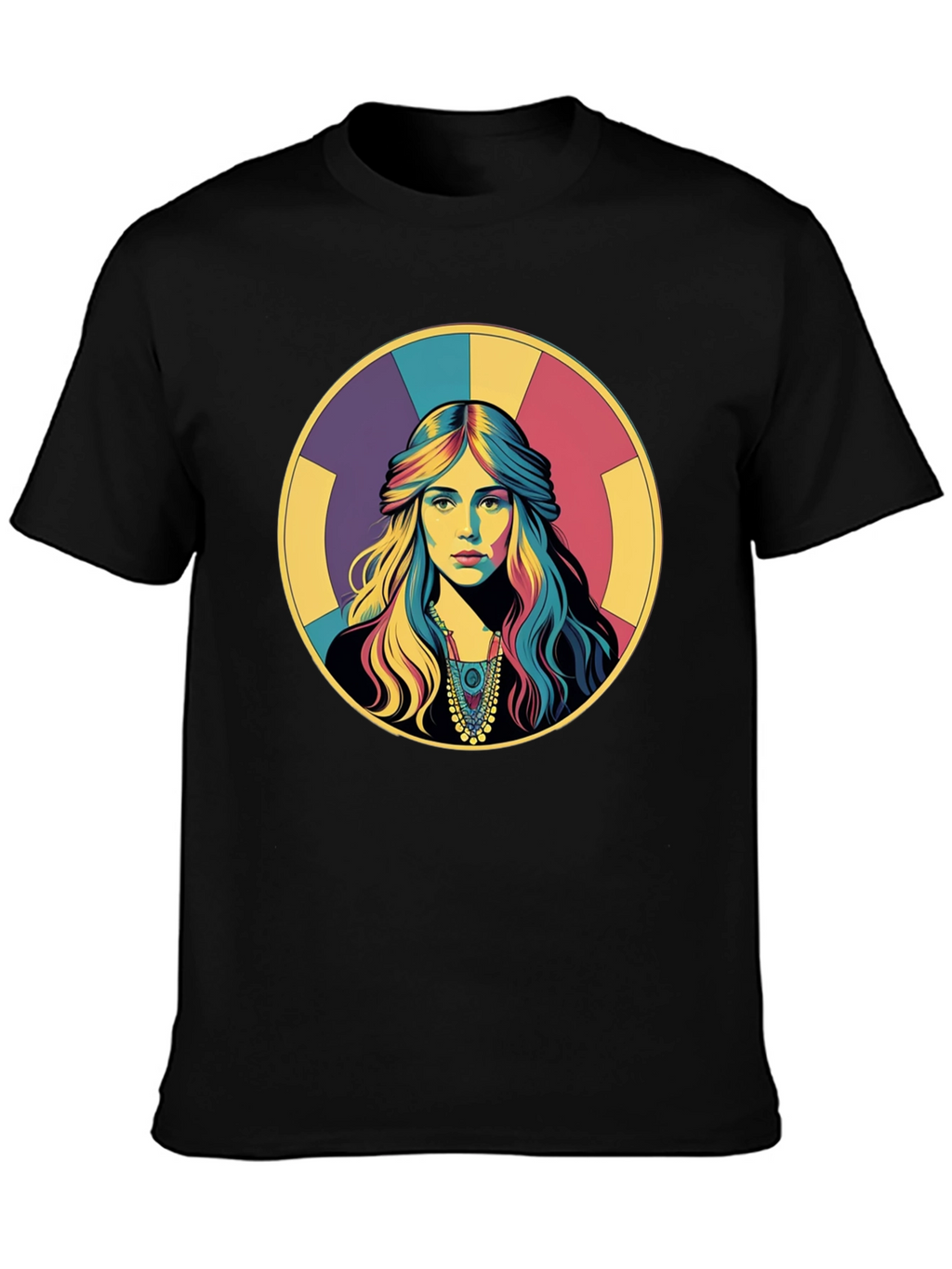 Retro Woman Portrait Graphic T-Shirt