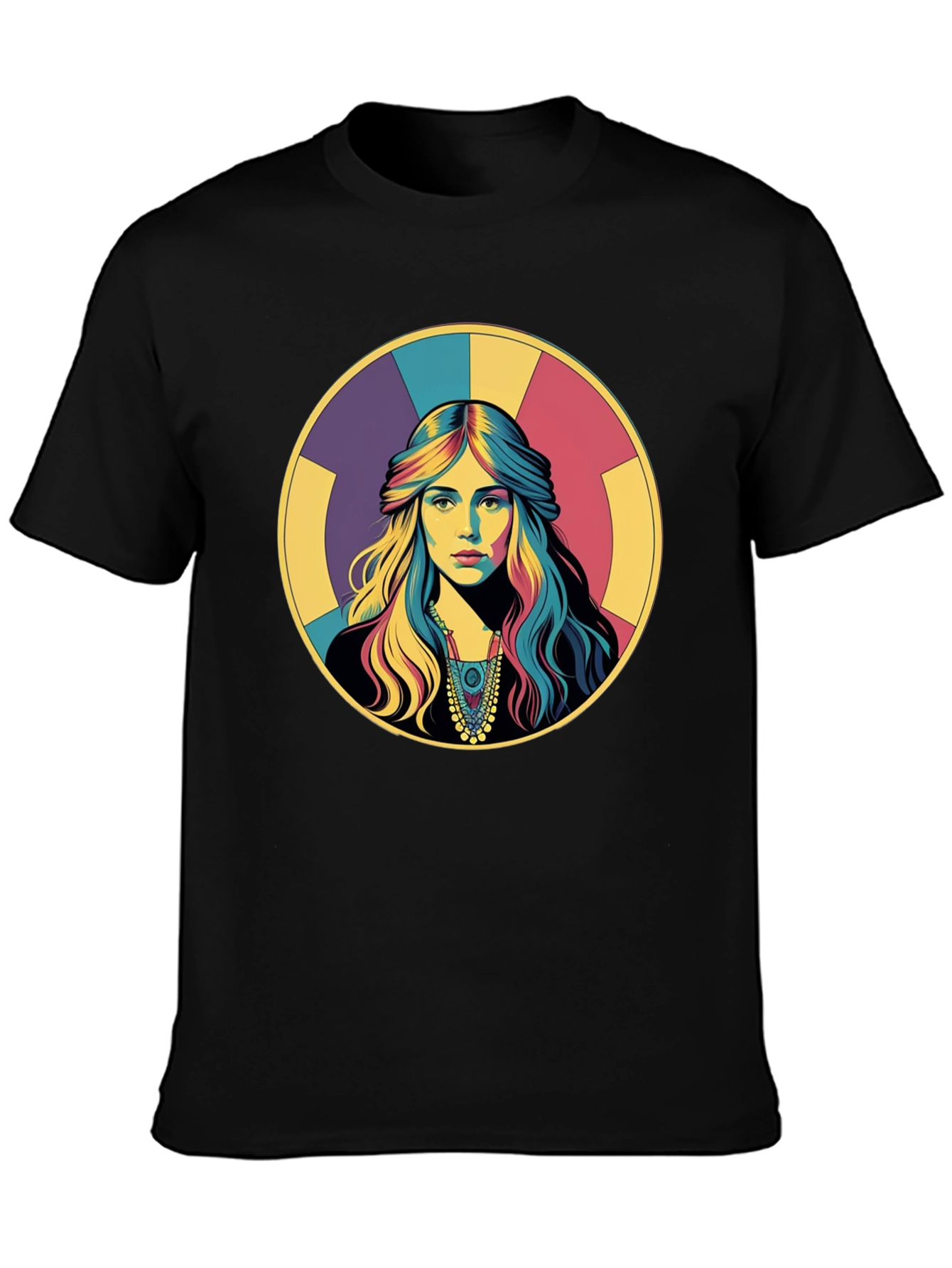 Retro Woman Portrait Graphic T-Shirt