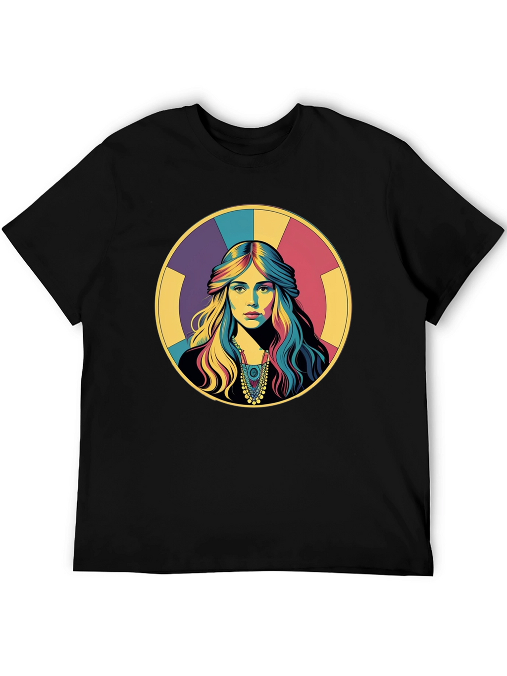Retro Woman Portrait Graphic T-Shirt